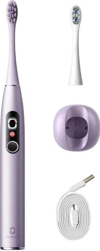 Sonična zobna ščetka X Pro Digital, Oclean, vijolična