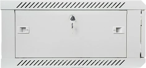 Stenski omarica za omrežje 19", 4U, 600x600 mm, steklo, Lanberg WF01-6604-10S, siva