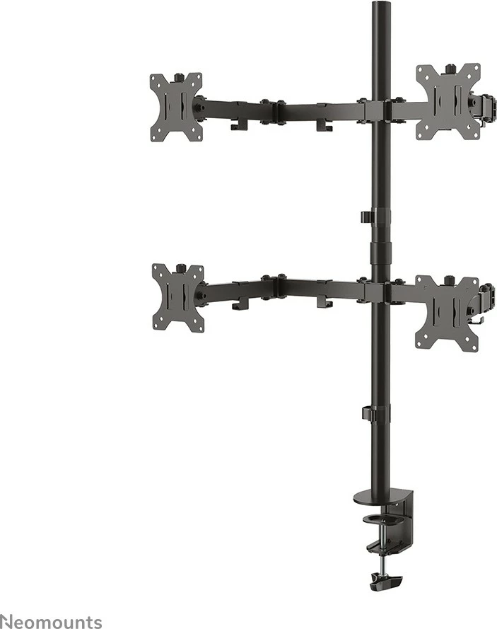Krmilna roka za 4 monitorje Neomounts FPMA-D550D4BLACK, 13-32", nastavljiva višina, črna Krmilna roka za 4 monitorje Neomounts FPMA-D550D4BLACK, 13-32", nastavljiva višina, črna