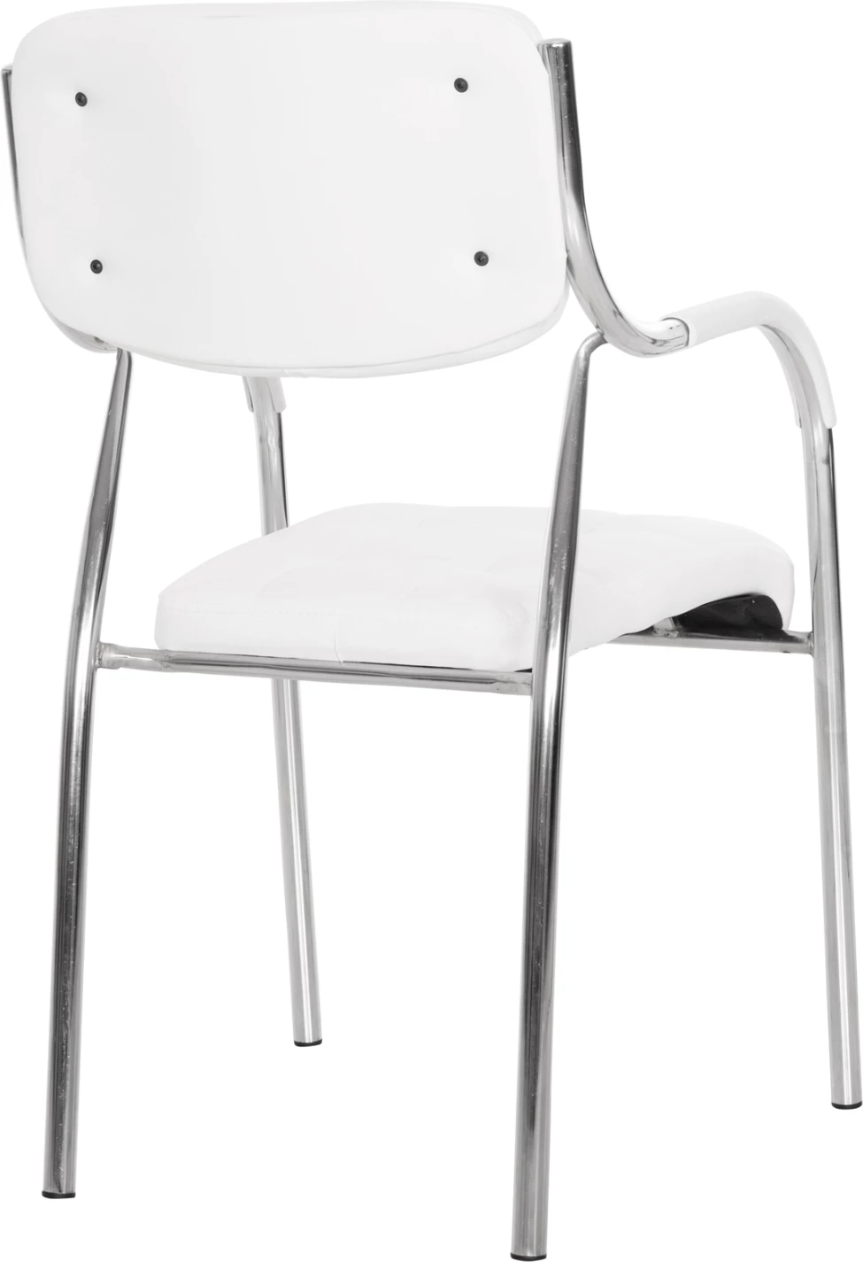 Konferenčni pisarniški stol FH1018.02 bel PU 54x52x87cm