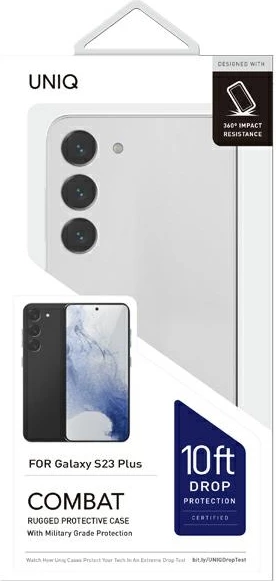 Ovitek za telefon UNIQ Combat za Samsung Galaxy S23+, črn