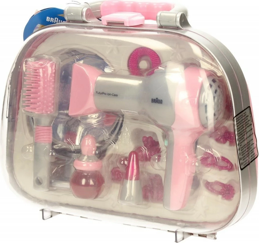 Set igrač brivca Klein Braun 5855, za deklice, roza/srebrna