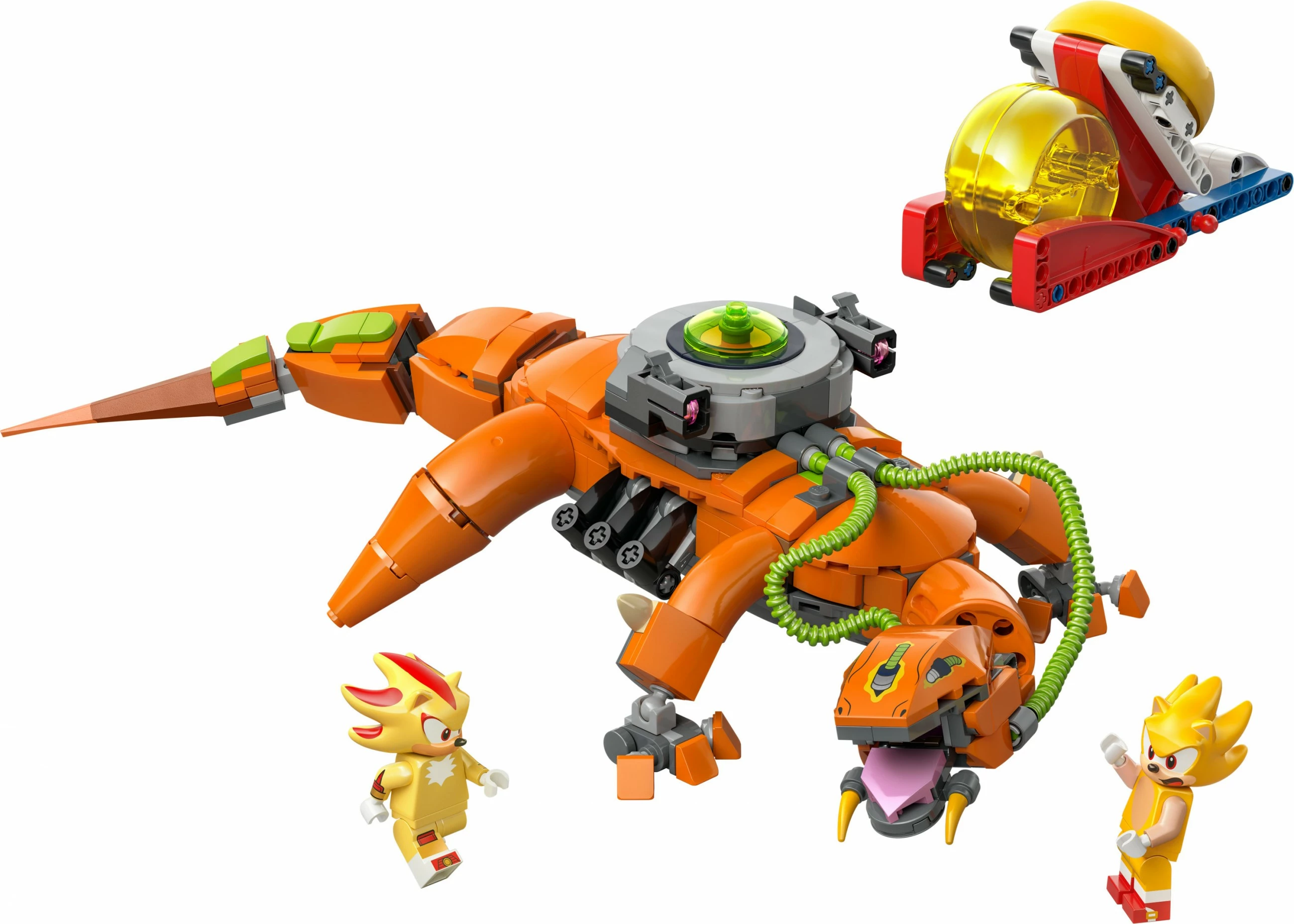Set za sestavljanje Super Shadow vs. Biolizard LEGO Sonic the Hedgehog 77003, 419 kosov, večbarven
