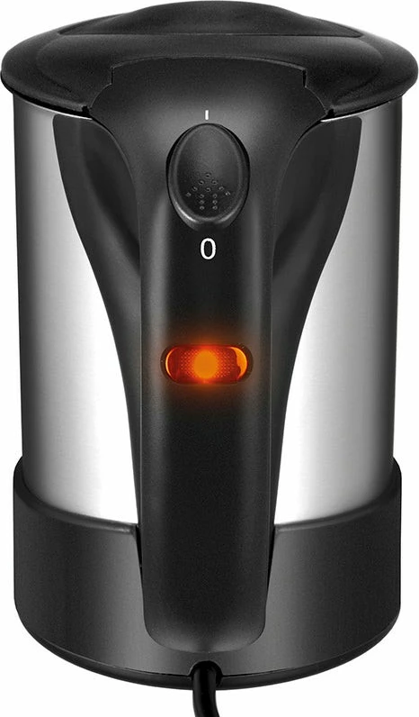 Električni ibrik, UNOLD 18575, 0,5 L, iz nerjavečega jekla, črn