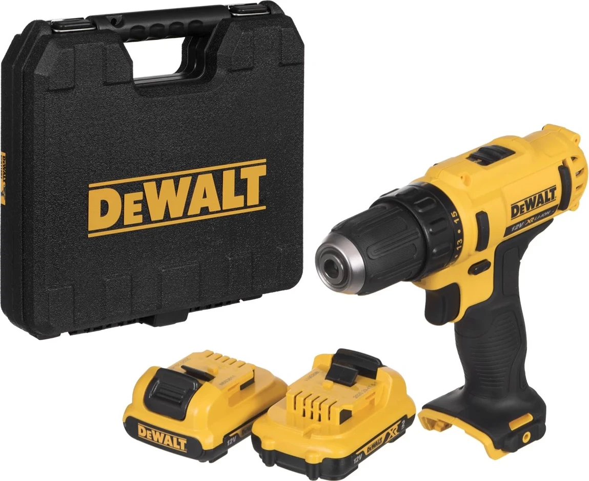 Brezžični vrtalnik DeWalt DCD710D2, Li-Ion 10,8 V 2,0 Ah