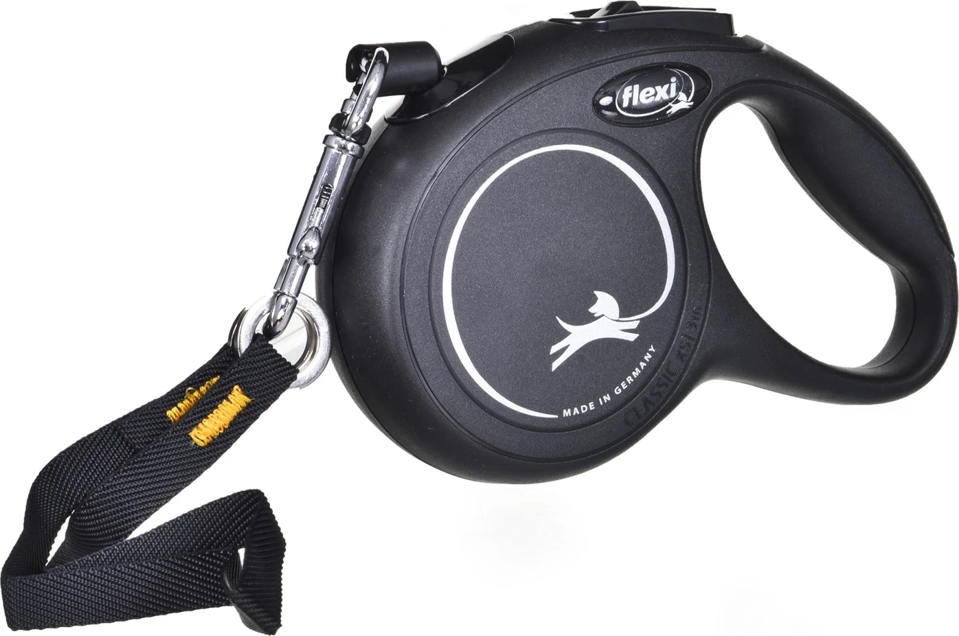 Lesten za živali Flexi New Classic, 3 m, črn