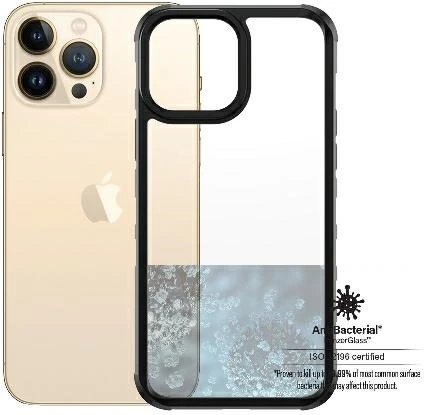 Zaščitni ovitek ClearCase PanzerGlass za iPhone 13 Pro Max, prozoren in črn