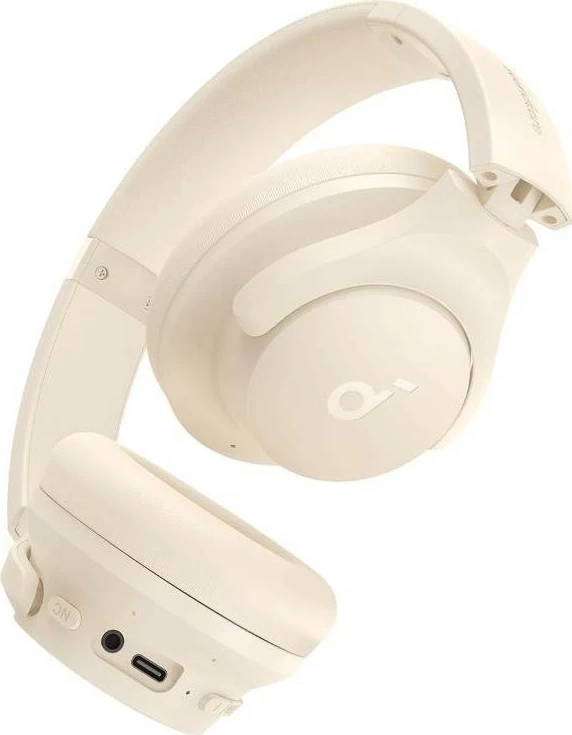 Slušalke z aktivnim odpravljanjem šuma Anker Soundcore Q20i, Bluetooth 5.0, 60 ur, bele