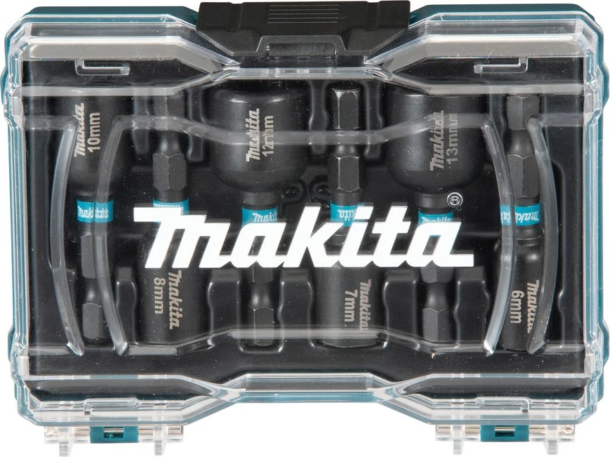 Set ključev, 6-delni, 1/4", 50 mm, jeklo, metriki, črn - Makita