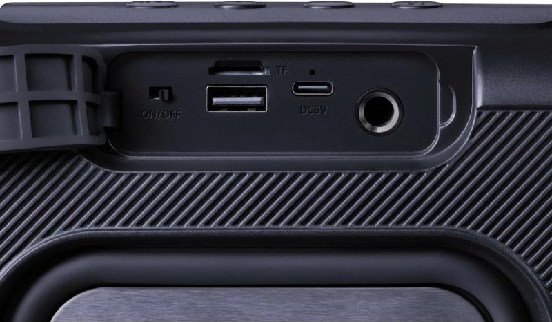 Prenosni zvočnik BEATBOX 12, Defender, Bluetooth, 16W, LED, črn