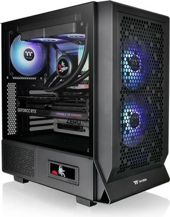 Računalniško ohišje Ceres 330 TG ARGB Thermaltake, Midi Tower, črno