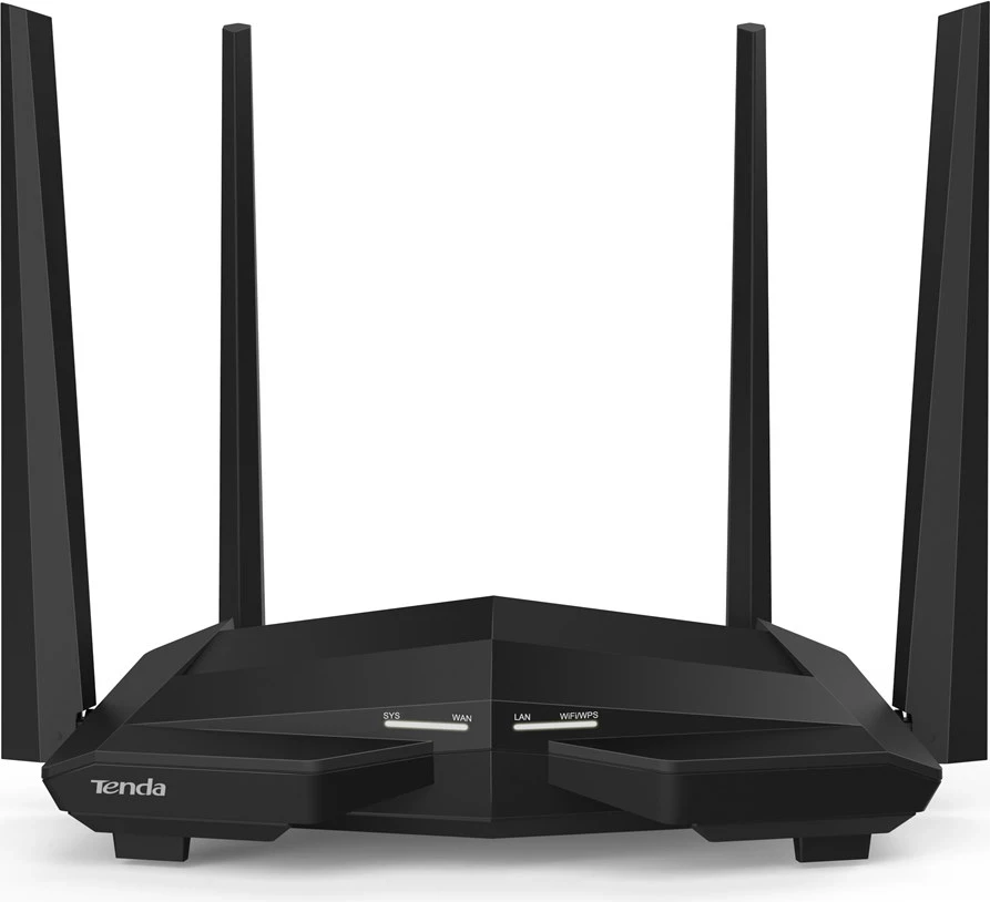 Wireless ruter Tenda AC10, GE dvaband, 2.4 GHz / 5 GHz, 4G, črn