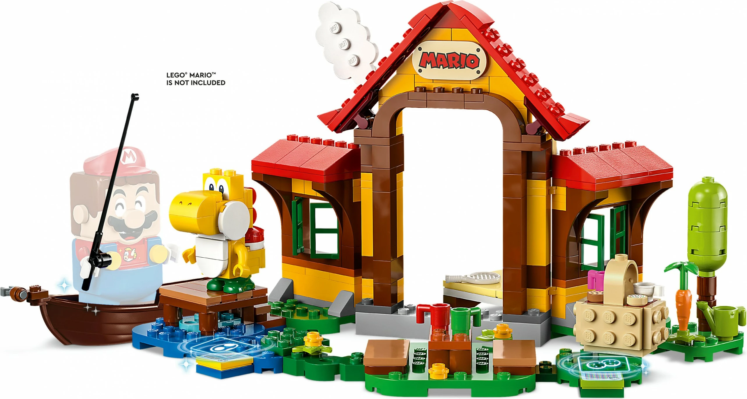Set za sestavljanje LEGO Super Mario, Piknik pri Mariovi hiši, 259 kosov, večbarven