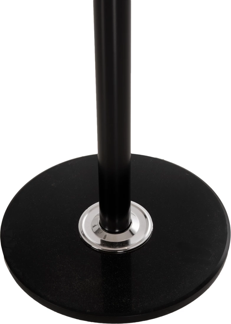 Talni obešalnik FH9573.01 kovinski 13 visečih položajev-črna Φ37x180Hcm