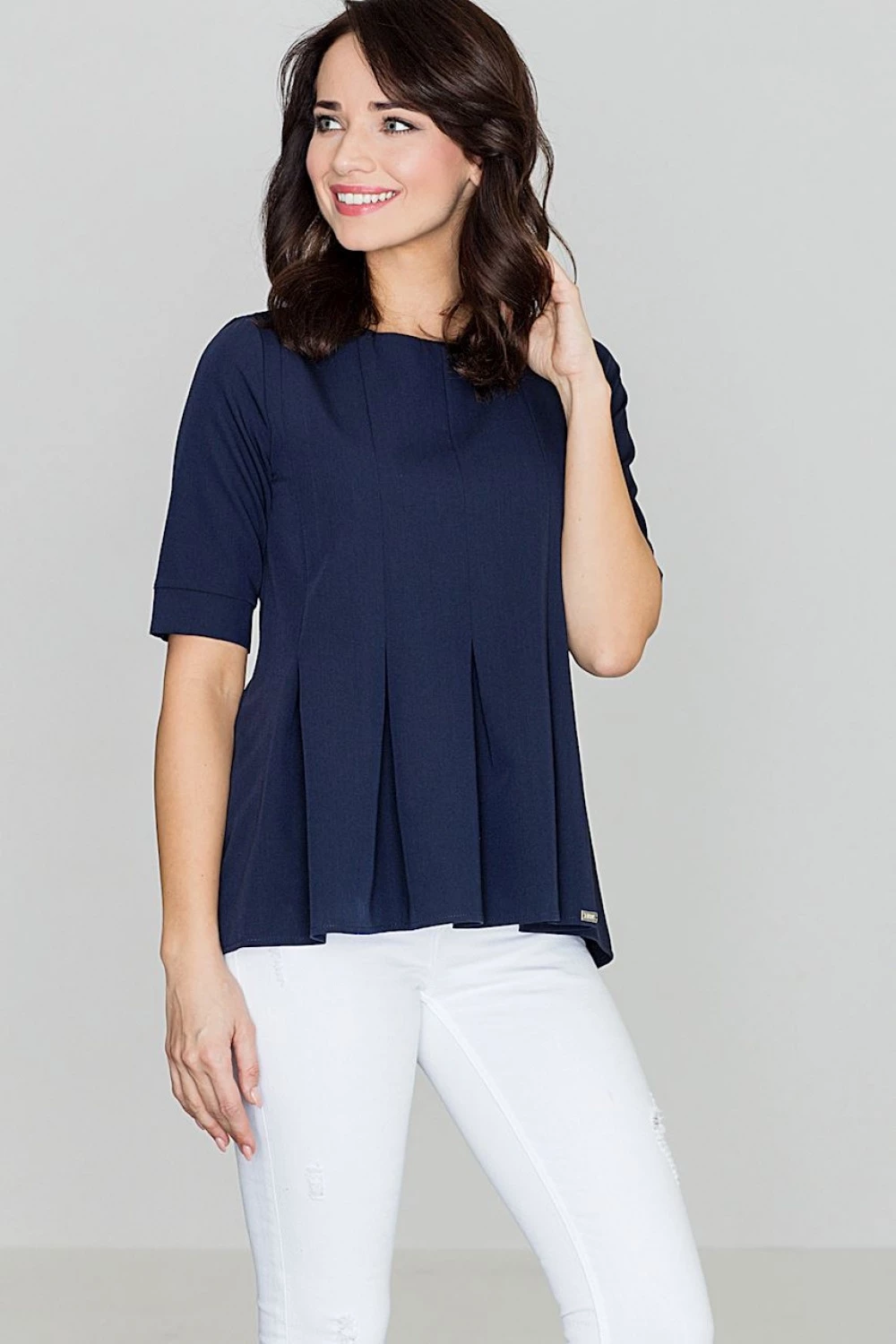 Bluza Lenitif 119267, temno modra