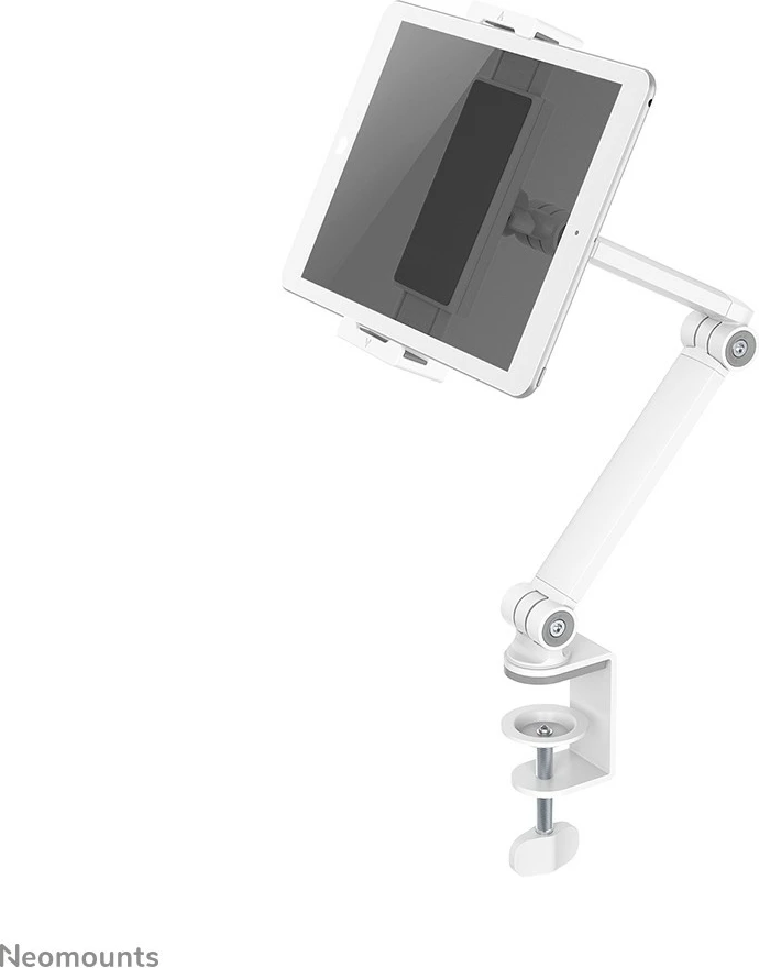 Namizni nosilec za tablico Newstar Neomounts DS15-545WH1, univerzalen, gibljiv, bel