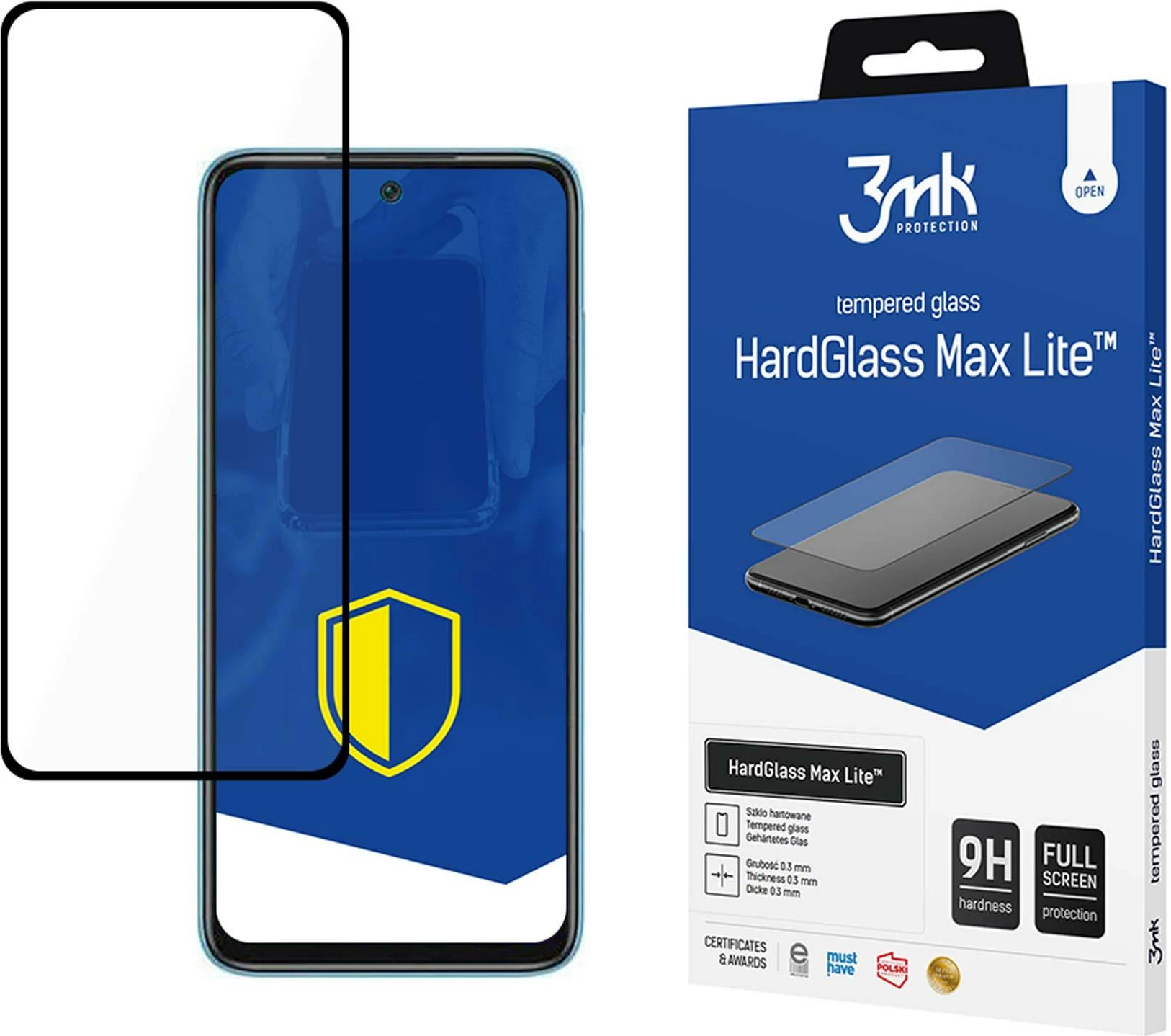 Zaščitno steklo 3mk HardGlass Max Lite za Xiaomi Redmi 10 2022