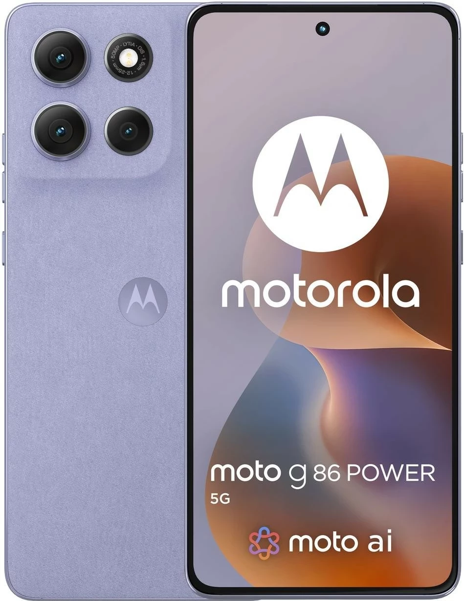 Pametni telefon Motorola Moto G86 5G, 12/256 GB, Cosmic Sky (Lilac Blue)