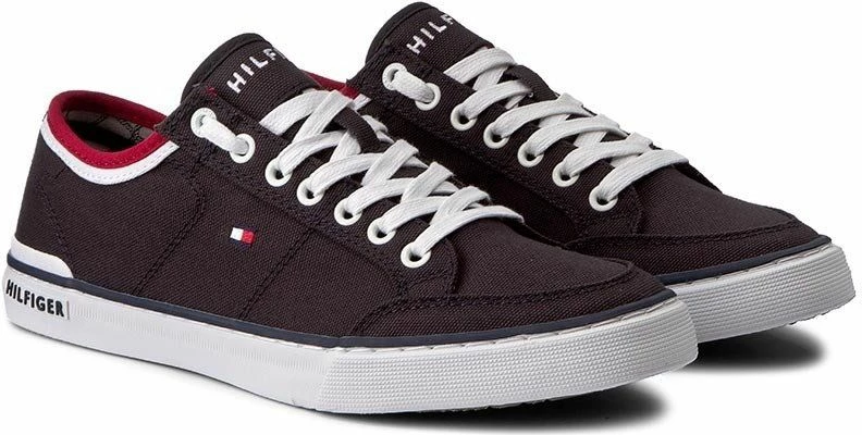 Superge Tommy Hilfiger Harrington 5D2, rdeče in modre, za moške