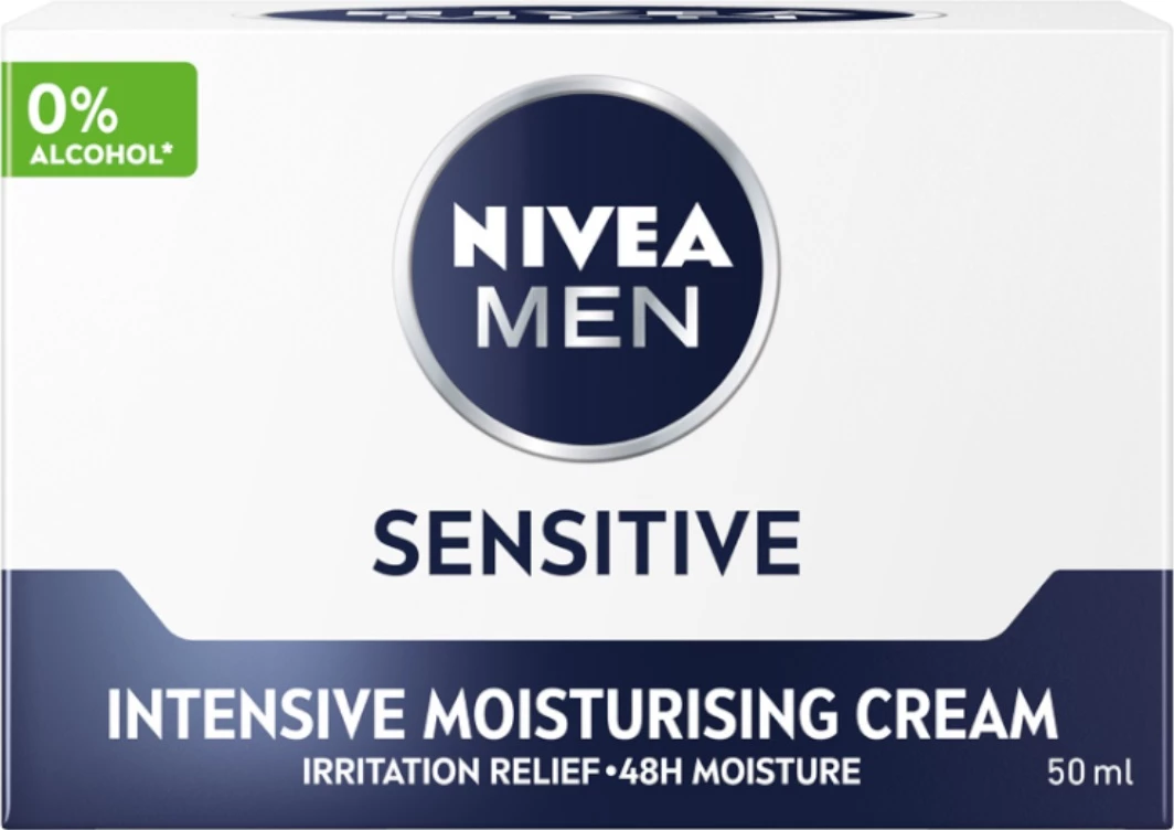 Vlažilna krema za obraz za moške Nivea Men Sensitive Soothing Moisturizing Cream 50 ml