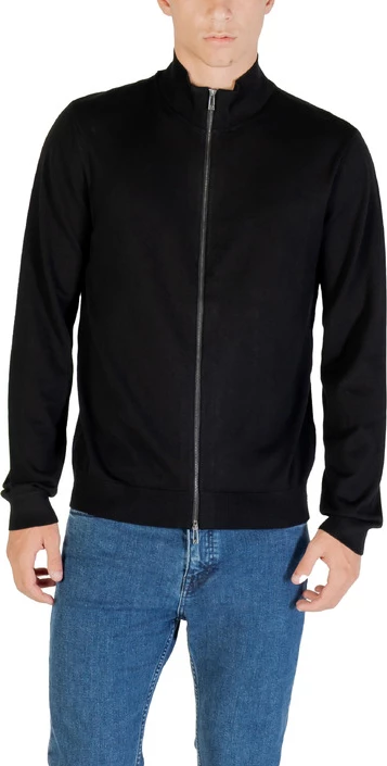 Pletenina za moške Armani Exchange, črna