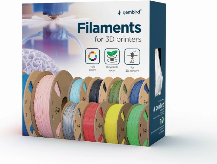 Čistilni filament Gembird 3DP-CLN1.75-01, 1,75 mm, 0,1 kg, prozorno/bele