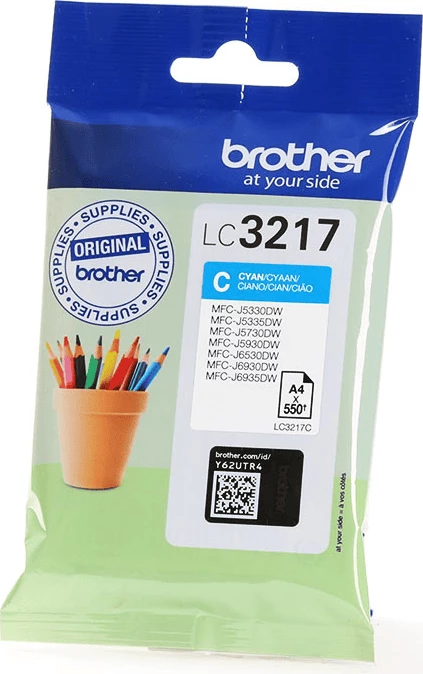 Kartuša s črnilom Brother LC-3217C, 9 ml, 550 strani, cijan