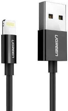 USB A na Lightning kabel Ugreen 80822 US155, 1 m, črn