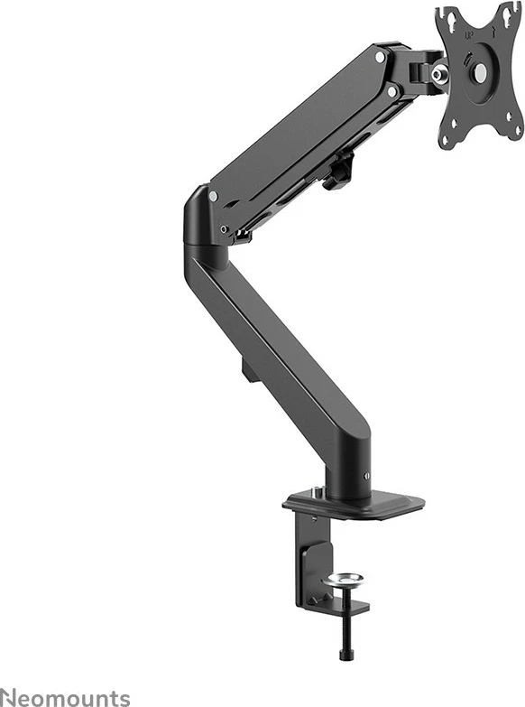 Nastavljiv kroglični nosilec za monitor z gasnim vzmetjo Neomounts DS70-700BL1, 17–27 inčev, s sponko, črn Nastavljiv kroglični nosilec za monitor z gasnim vzmetjo Neomounts DS70-700BL1, 17–27 inčev, s sponko, črn