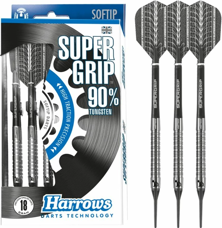 Športne softip puščice Harrows, unisex, črno/sive