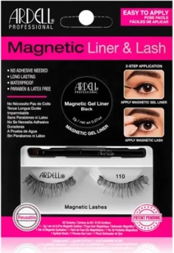 Umetne trepalnice z magnetnim eyelinerjem Ardell 110, unisex
