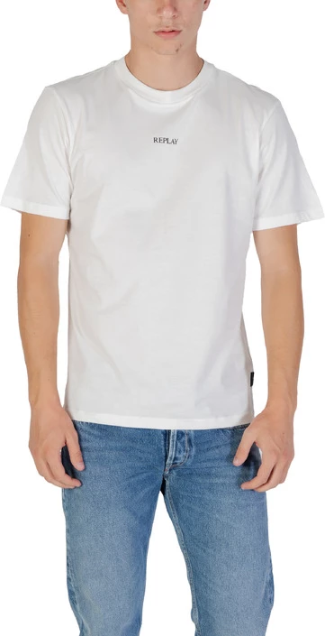 Majica za moške Replay, bela