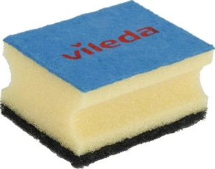 Pravokotni gob Vileda 138203, črna/modra/rumena