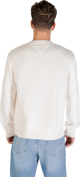 Pletenina za moške, bela Tommy Hilfiger Jeans