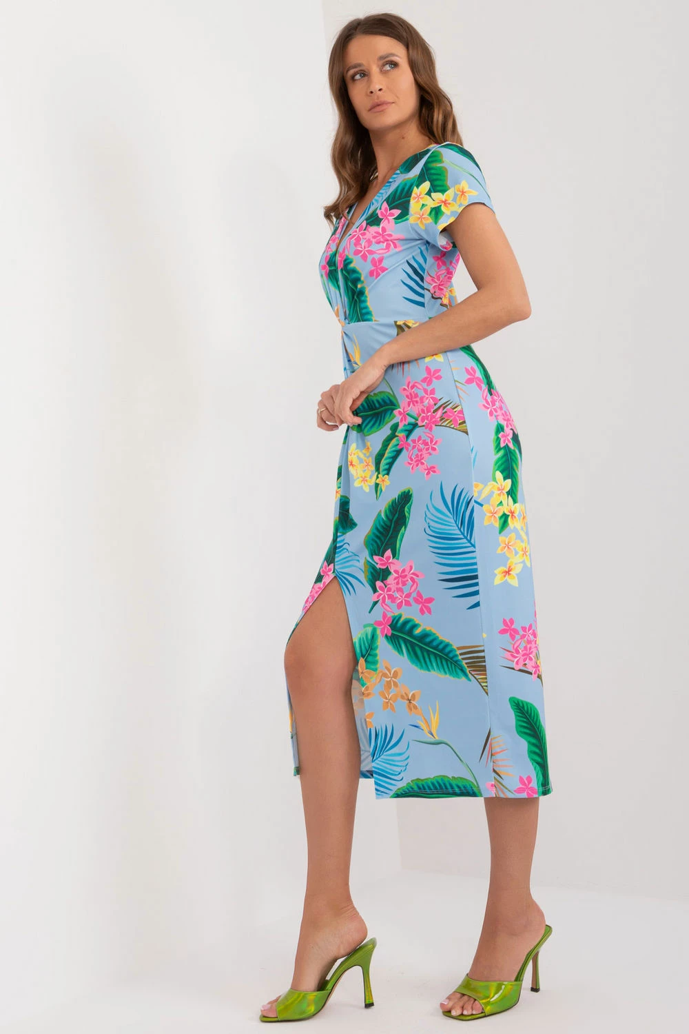 Obleka Italy Moda 196214, modra