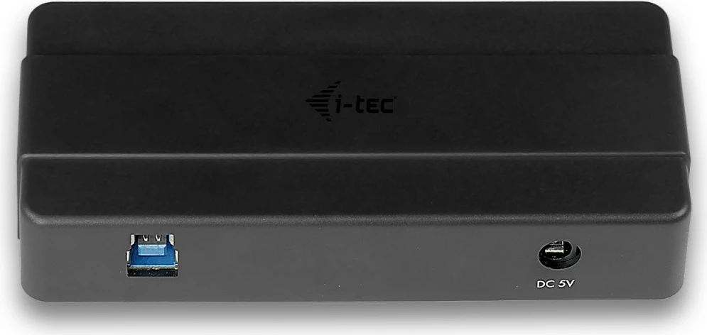 USB HUB z napajanjem, 4 vrata, USB 3.0, črn i-tec U3HUB445