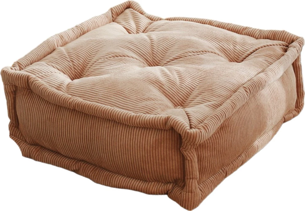 Jastnik Velvet Atelier del Sofa, kamel, 55x55x16 cm