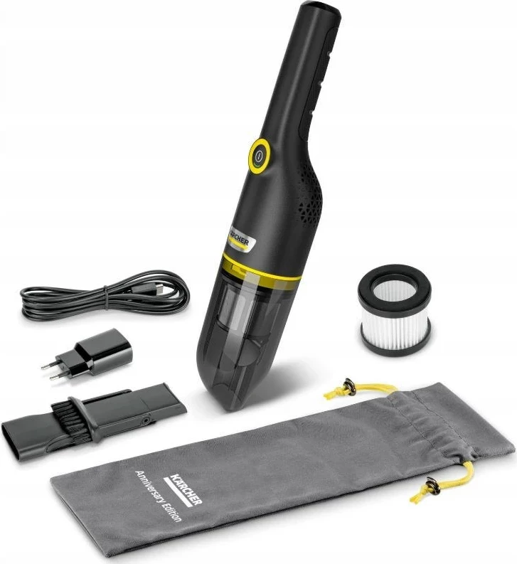 Ročni sesalnik Anniversary Edition Plus, brez vrečke, črn in rumen Karcher CVH