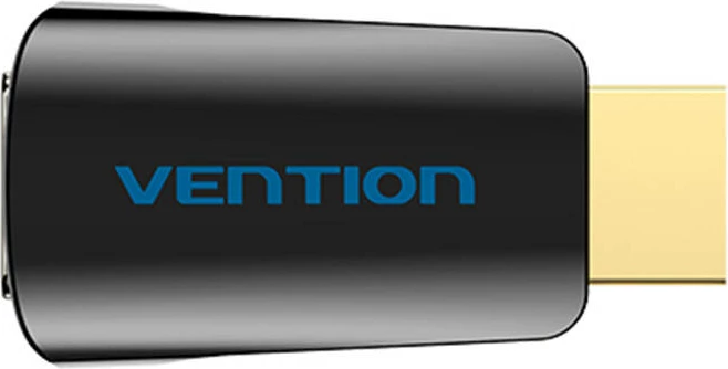 Adapter HDMI na VGA z avdio priključkom 3,5 mm, Vention AIDB0, črn