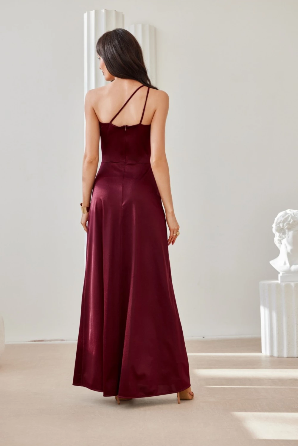 Dolga obleka, Roco Fashion 206976, rdeča