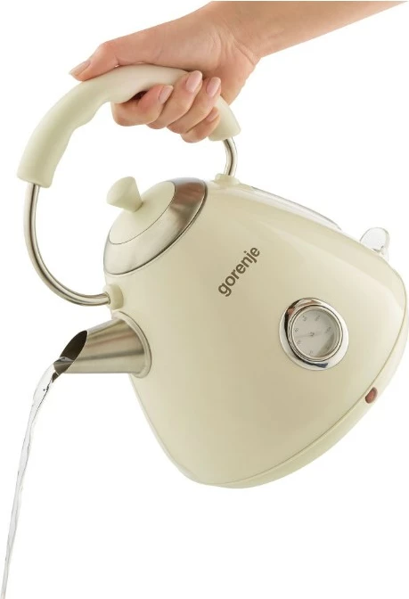 Električni čajnik 1,7 L, 2200 W, bež Gorenje K17CLI