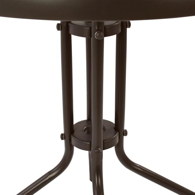 Kovinska miza Lima rjava '60x70cm FH5079.02