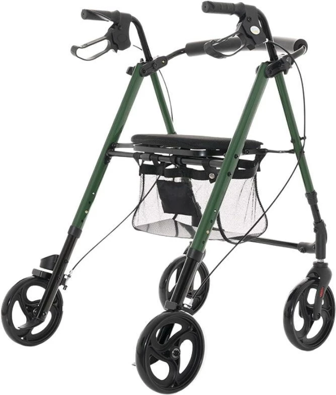 Pomoč pri rehabilitaciji za starejše z sedežem in torbo MDH, zelen