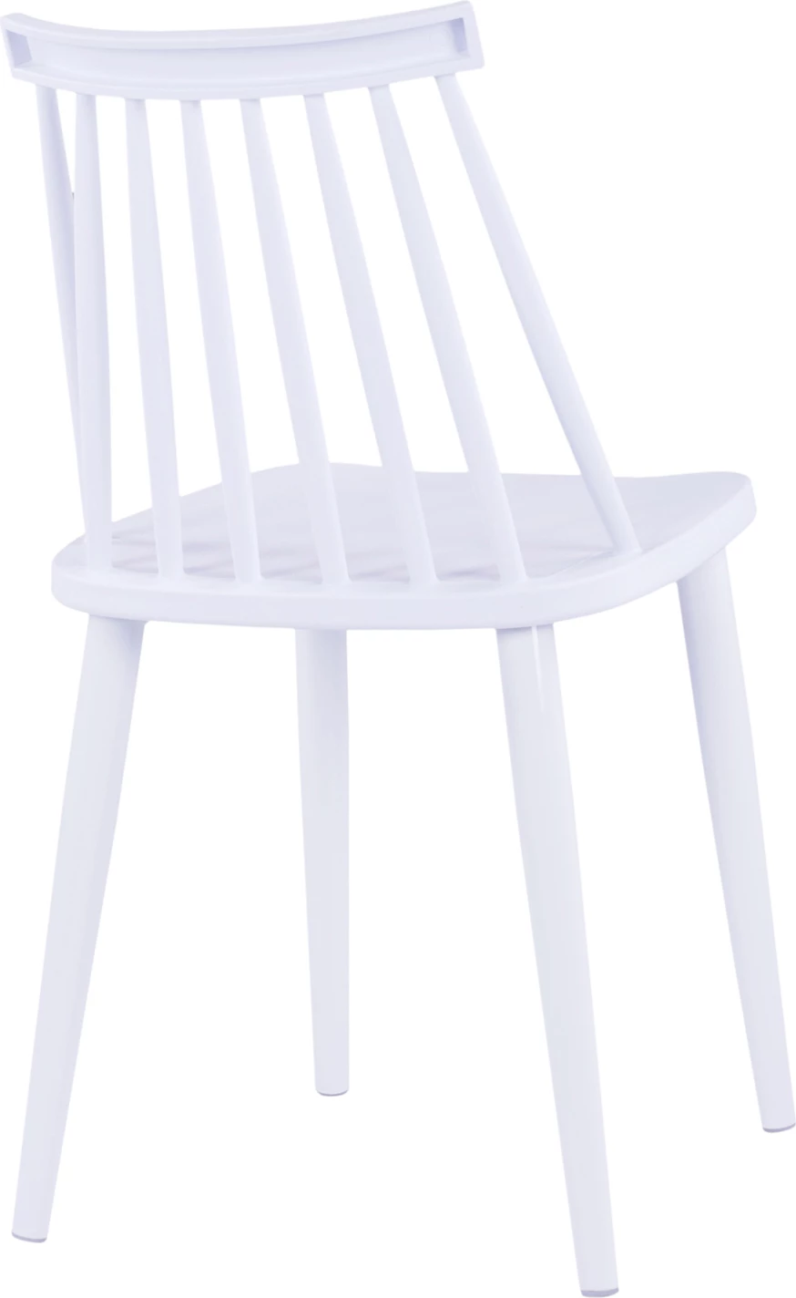 Jedilni stol FH8052.11 Vanessa bel z belimi kovinskimi nogami 43x46,5x82 cm, set 4 kosov