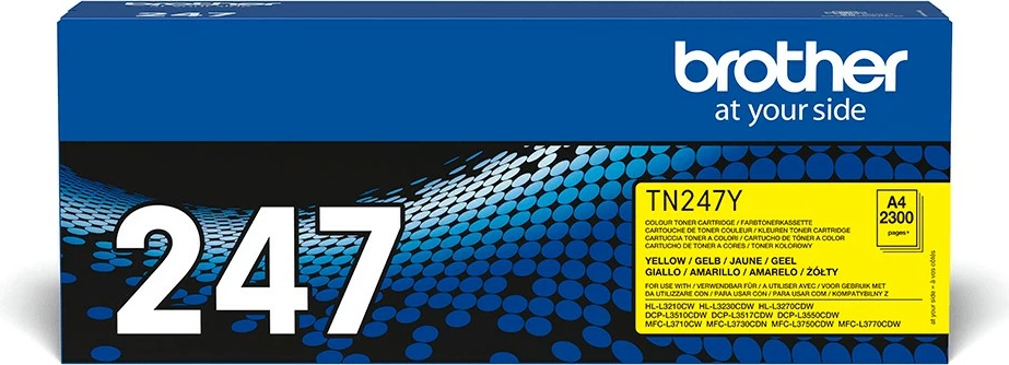 Toner, 2300 strani, rumena, Brother TN-247Y, 1 kos