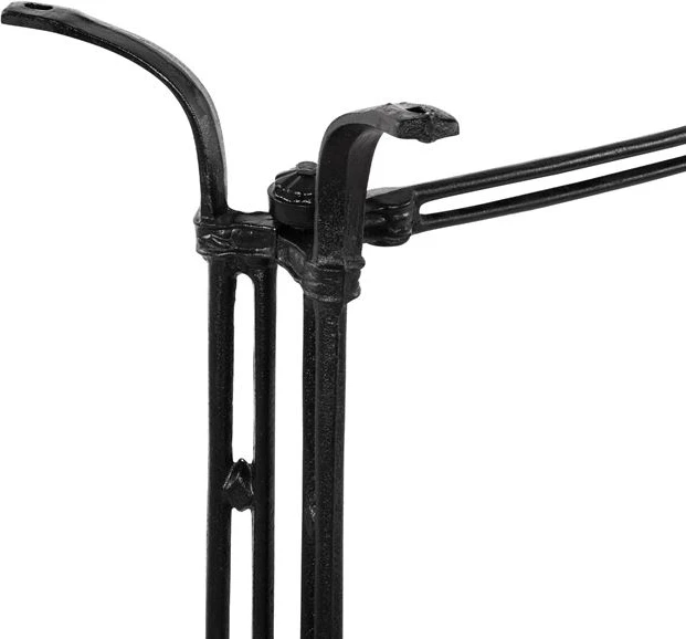 Osnova iz litega železa 2 stolpca FH465 črna barva 78x50