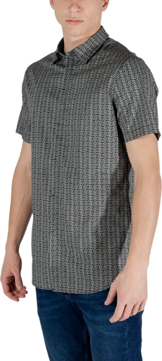 Moška srajca Armani Exchange, črna