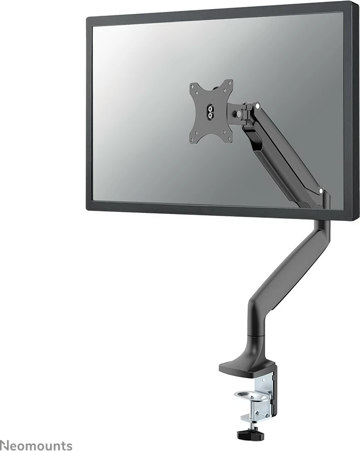 Nagibno-nastavljiv nosilec za monitor Neomounts NM-D750BLACK, plinski vzmet, 10–32 in, 9 kg, črn