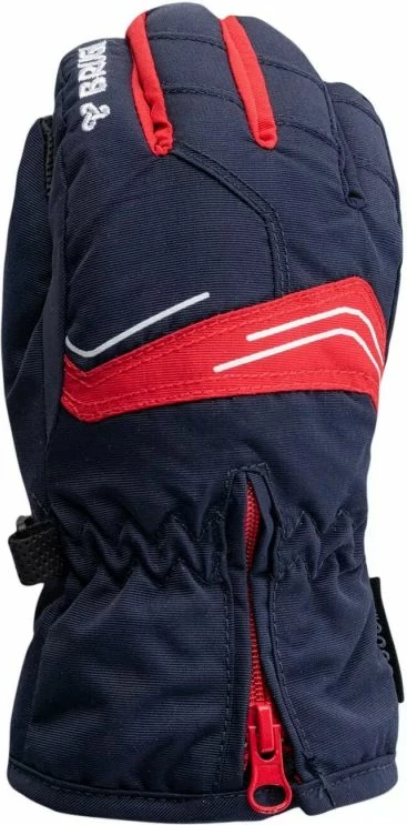 Otroške smučarske rokavice Brugi, mornarsko modre