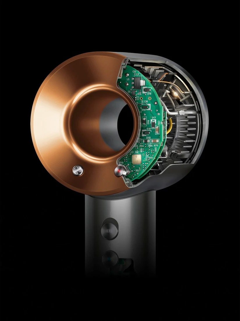 Sušilnik za lase Dyson Supersonic, 1600 W, 3 nastavki, nočno modra/bakrena